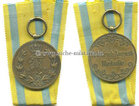 Sachsen Königreich - Friedrich August Medaille