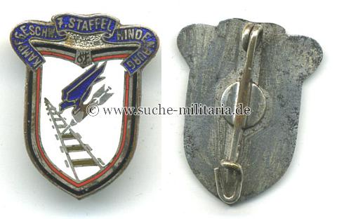 Truppeninterne Auszeichnung der Luftwaffe - Staffelabzeichen 4./Kampfgeschwader 1 ' Hindenburg ' 