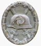 Verwundetenabzeichen 2. Form in Silber
