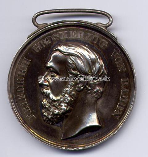 Baden - Silberne Verdienstmedaille 1869 - 1881