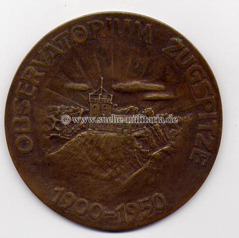 Medaille Observatorium Zugspitze