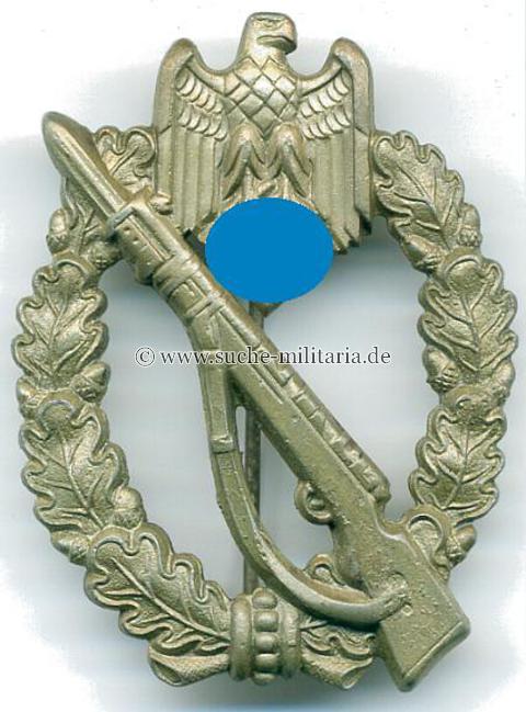 Infanterie Sturmabzeichen in Bronze mit Hersteller 'S.H.u.Co 41'