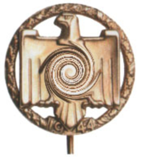 Sportehrenzeichen / Meisterschafts- und Leistungsabzeichen DRL/NSRL - Leistungsabzeichen in Bronze '1944'