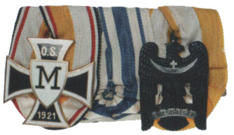 Freikorps - Oberschlesisches Freiwilligen-Bataillon May - 2 Stufe und Schlesisches Bewährungsabzeichen 2.Stufe