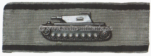 Panzervernichtungsabzeichen / Panzervernichtungsstreifen in Schwarz
