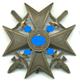 Spanienkreuz in Bronze mit Schwertern - Hersteller ' L/52 '