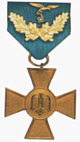 Dienstauszeichnung (DA) Heer und Marine - Kreuz 1. Klasse mit goldenem Eichenlaub auf dem Band für 40 Dienstjahre