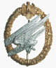 Fallschirmschützen-Abzeichen / Fallschirmschützenabzeichen des Heeres  in Silber mit / ohne Gravur