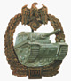 Panzerkampfabzeichen in Silber mit der Einsatzzahl 100