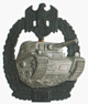 Panzerkampfabzeichen in Silber mit der Einsatzzahl 75