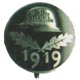 Stahlhelm / Bund der Frontsoldaten - Eintrittsabzeichen 1919