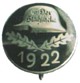 Stahlhelm / Bund der Frontsoldaten - Eintrittsabzeichen 1922